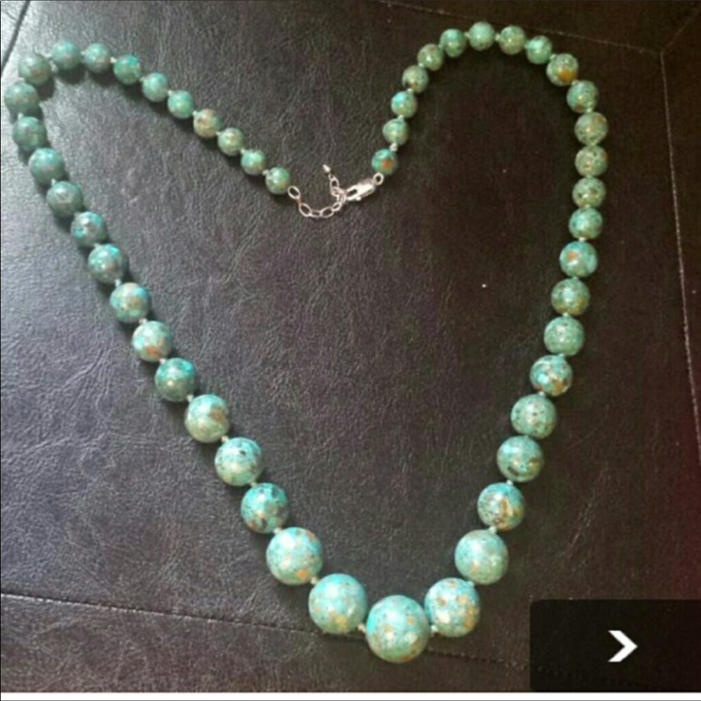 Genuine turquoise necklace